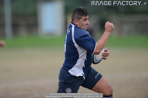 2012-10-14 Rugby Union Milano-Rugby Grande Milano 0218